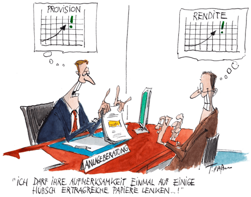 Ich darf Ihre Aufmerksamkeit einmal auf einige hübsch ertragreiche Papiere lenken...!