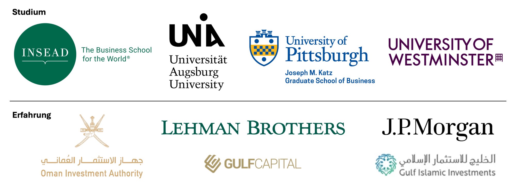 Studium & Erfahrung Studium & Erfahrung